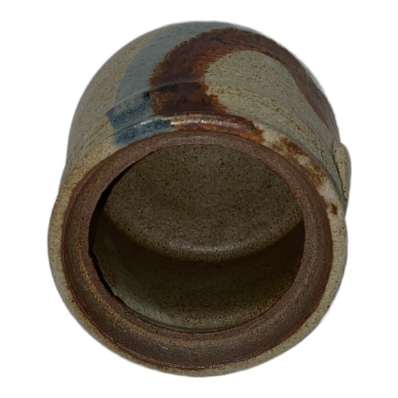 Signed Hand Thrown Handmade Honey Pot. - Picture 4 of 5